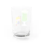 どーちゃん 🦇のメロンホップおんなのこ Water Glass :back