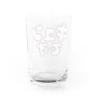 T-maniaのキュンです Water Glass :back