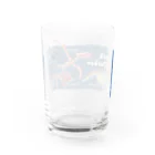 backpackerの心はいつも冒険家 Water Glass :back