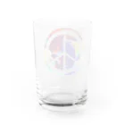 ほっこりマーケットのPEACE CAT Water Glass :back