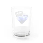 えみ オリジナルグッズのダイヤモンドクラウン Water Glass :back