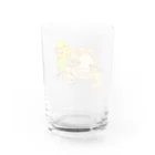 とくとくペット店のケヅメリクガメとセキセイインコ Water Glass :back