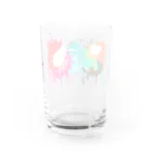 ヒゲプロ　スズリ支店の嫉妬 Water Glass :back