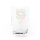 カワウソとフルーツの【forseasons】ストロベリー Water Glass :back