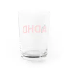 9ozのADHD glass Water Glass :back