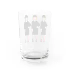 ずぅんの三人の女の子 Water Glass :back