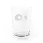 みっこのモノクロひつじ Water Glass :back