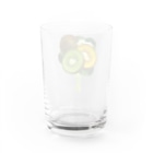 カワウソとフルーツの【forseasons】キウイ Water Glass :back
