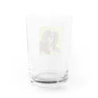 色々なキャバリアちゃんの油絵キャバリア Water Glass :back