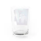 めだかのお店の夏バテのくまさん Water Glass :back