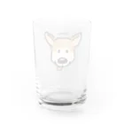 りちの鼻の大きい ろく Water Glass :back