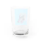 永久凍土の国の白夜のシベリアン狼 Water Glass :back