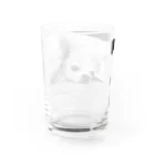 akane_art（茜音工房）のモノクロチワワ（アンニュイ1） Water Glass :back