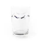 ツメサキの世界の夜を駈ける猫 Water Glass :back