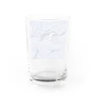 ナイロドノのぎゅうぎゅうオオサンショウウオ　くすみブルー Water Glass :back