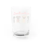 おおうちまりこのプチブラバンソンズ Water Glass :back