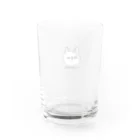 ネコに真珠のお猫様01 Water Glass :back