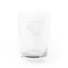 ちろろ路のニホンレットサウルス Water Glass :back