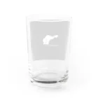 Happy dogsのDachshund　Black Water Glass :back