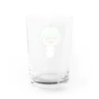 ぷらなりあん工房@物販の何とも言えない表情をしているルビちゃん Water Glass :back