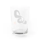 河野広明のお店のト音記号「和スタイル」 Water Glass :back