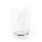 猫戦士のお店のしっかり者のぺんニャン軍曹 カラー Water Glass :back