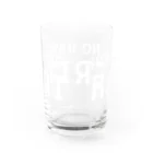 SANKAKU DESIGN STOREの光の速さで帰りたいろーど。 白 Water Glass :back