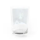 @om_filmzのタコ　青 Water Glass :back