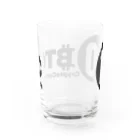 10BTCの10BTC(Black-Logo) Water Glass :back