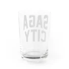 JIMOTOE Wear Local Japanの佐賀市 SAGA CITY Water Glass :back