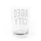 JIMOTOE Wear Local Japanの上尾市 AGEO CITY Water Glass :back