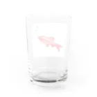 ぱすた ハンドメイド雑貨の赤いお魚 Water Glass :back