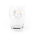 ハワイが大好きな女の子『HENOHENO MAPPY』のメインロゴ(ハワイを愛するあなたへ) Water Glass :back