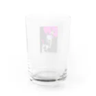 のあのはこぶね。のハートなにゃあこ君 Water Glass :back