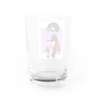 浅沼みつみ💜💗ｷｬﾗｿﾝ固定ﾂｲのデフォルメおっぱいコンビ Water Glass :back