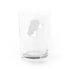 aya1のビーグル Water Glass :back