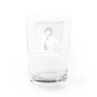 コトリッチのFUTARITABI記念モノクロ Water Glass :back