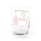 ダイナマイト87ねこ大商会の焼き芋の気持ちに歩み寄るねこです Water Glass :back