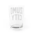 JIMOTOE Wear Local Japanの出雲市 IZUMO CITY Water Glass :back