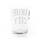 JIMOTO Wear Local Japanの佐倉市 SAKURA CITY Water Glass :back