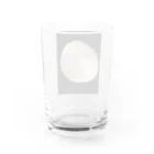 ゆきのthe moon Water Glass :back