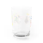 🍀葉っぱちゃんねる🍀の葉っぱ猫の葉っぱまみれ（白） Water Glass :back