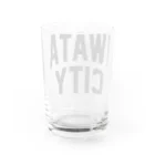 JIMOTOE Wear Local Japanの磐田市 IWATA CITY Water Glass :back