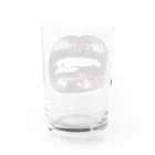 ❤︎お姉さま❤︎のくちびる Water Glass :back