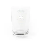 猫社謹製の猫じゃらし茶・ぶち Water Glass :back