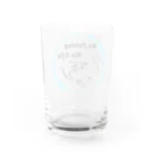 ねこねこうおのNO fishing No life. Water Glass :back