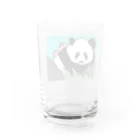 やつはし農園のパンダとパー子ともち太 Water Glass :back