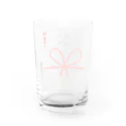 くまのマーク&マクセニのほんの気持ち  Water Glass :back