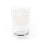 K-momoのゆるゆるでいこうわん Water Glass :back