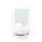 .michiko.のぽいんせっちゃん Water Glass :back